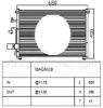 PARTS-MALL PXNCC-017 (PXNCC017) Condenser, air conditioning