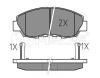 MEYLE 0252149918/W (0252149918W) Brake Pad Set, disc brake