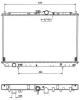 NRF 519517 Radiator, engine cooling