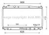 AVA QUALITY COOLING HD2262 Radiator, engine cooling