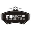MASTER-SPORT 13-0460-2822-2N-SET-MS (13046028222NSETMS) Brake Pad Set, disc brake
