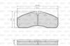 VALEO 872160 Brake Pad Set, disc brake