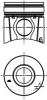 KOLBENSCHMIDT 40316600 Piston
