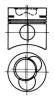 KOLBENSCHMIDT 93532600 Piston