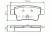 BOSCH 0986495111 Brake Pad Set, disc brake