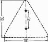HELLA 8RA003503-001 (8RA003503001) Reflex Reflector