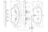 OPTIMAL 12498 Brake Pad Set, disc brake