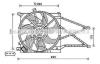 AVA QUALITY COOLING OL7649 Fan, radiator