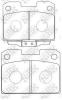 NiBK PN3338 Brake Pad Set, disc brake