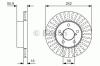 BOSCH 0986479U69 Brake Disc