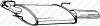 BOSAL 154-327 (154327) End Silencer