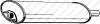BOSAL 115-743 (115743) Middle Silencer