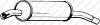BOSAL 190-469 (190469) Middle Silencer