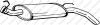 BOSAL 200-505 (200505) End Silencer
