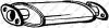 BOSAL 235-205 (235205) Middle Silencer