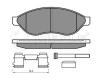 MEYLE 0252446819/W2 (0252446819W2) Brake Pad Set, disc brake