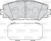 VALEO 598943 Brake Pad Set, disc brake