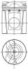 KOLBENSCHMIDT 99749600 Piston