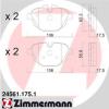 ZIMMERMANN 24561.175.1 (245611751) Brake Pad Set, disc brake