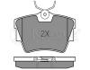 MEYLE 0252322416/W (0252322416W) Brake Pad Set, disc brake