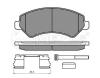MEYLE 0252446619/W2 (0252446619W2) Brake Pad Set, disc brake