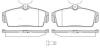 ROADHOUSE 2704.10 (270410) Brake Pad Set, disc brake