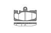 REMSA 23804 Brake Pad Set, disc brake