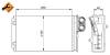 NRF 58629 Heat Exchanger, interior heating