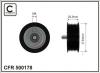CAFFARO 500178 Deflection/Guide Pulley, v-ribbed belt