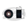 GATES T36526 Deflection/Guide Pulley, v-ribbed belt