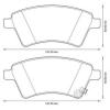 JURID 573288J Brake Pad Set, disc brake