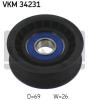SKF VKM34231 Deflection/Guide Pulley, v-ribbed belt