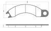 REMSA 1010 Brake Pad Set, disc brake