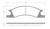 REMSA 1024 Brake Pad Set, disc brake