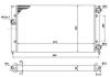 NRF 529501 Radiator, engine cooling