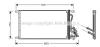 AVA QUALITY COOLING FD5304 Condenser, air conditioning