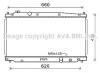 AVA QUALITY COOLING HD2253 Radiator, engine cooling