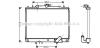 AVA QUALITY COOLING MTA2167 Radiator, engine cooling