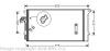 AVA QUALITY COOLING VW5244 Condenser, air conditioning