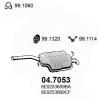 ASSO 04.7053 (047053) End Silencer