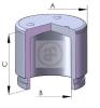AUTOFREN SEINSA D025240 Piston, brake caliper