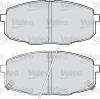 VALEO 598842 Brake Pad Set, disc brake