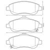 JURID 572605J Brake Pad Set, disc brake