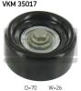 SKF VKM35017 Deflection/Guide Pulley, v-ribbed belt