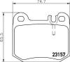 HELLA 8DB355008-831 (8DB355008831) Brake Pad Set, disc brake