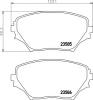 HELLA 8DB355009-741 (8DB355009741) Brake Pad Set, disc brake