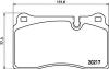 HELLA 8DB355013-201 (8DB355013201) Brake Pad Set, disc brake