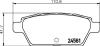 HELLA 8DB355015-091 (8DB355015091) Brake Pad Set, disc brake