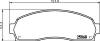 HELLA 8DB355015-361 (8DB355015361) Brake Pad Set, disc brake