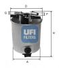 UFI 24.025.01 (2402501) Fuel filter